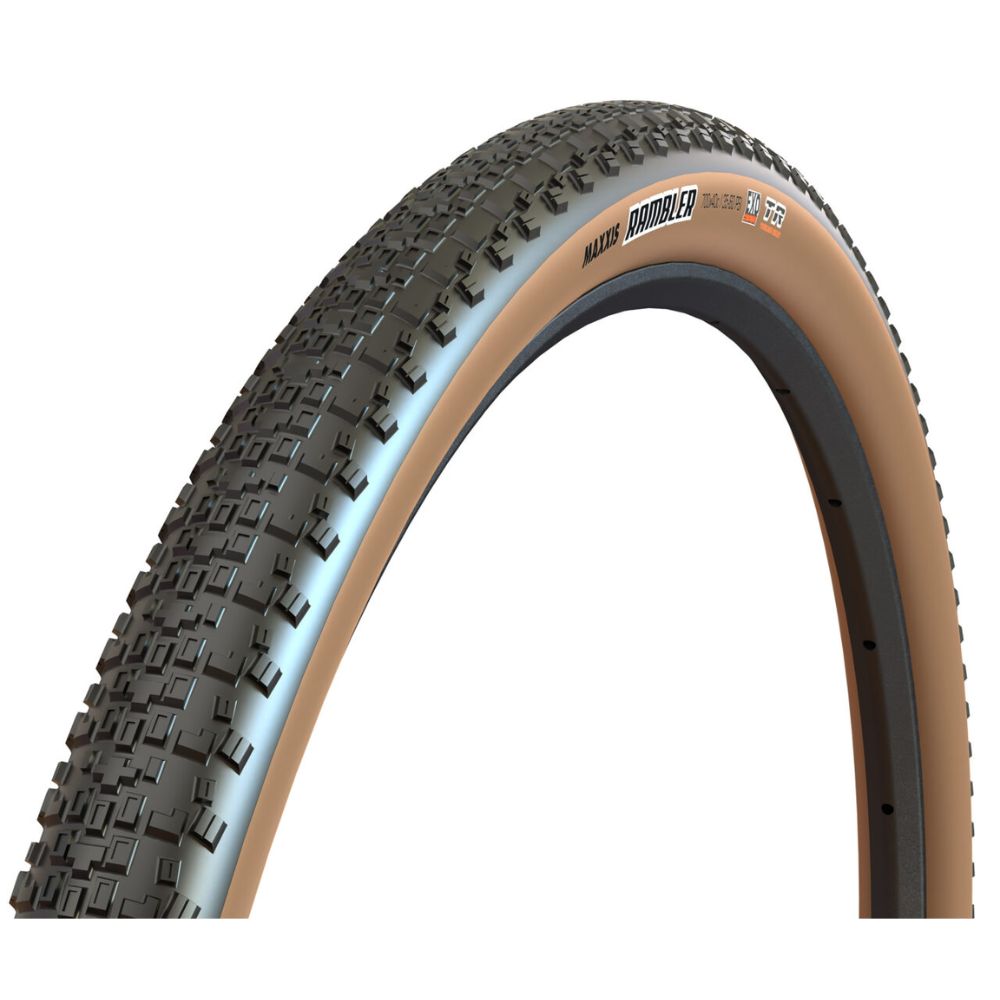 Llanta Maxxis Rambler EXO TR 700X45C TAN WALL