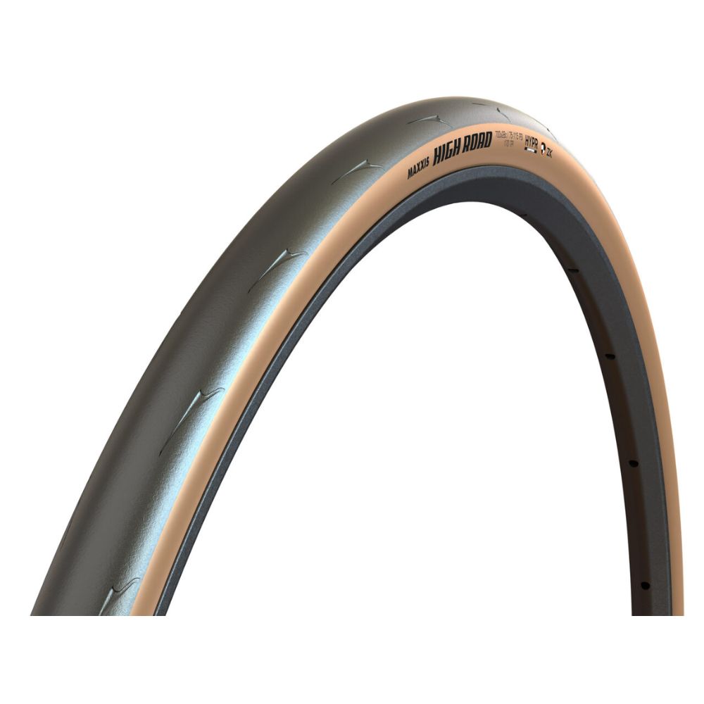 Paquete de 2 llantas Maxxis High Road HYPR 700X28C TR TAN WALL